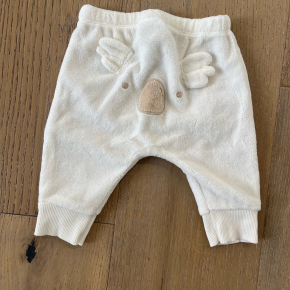 Carter’s 3 piece set cream 3 months Koala Butt Velour Terry cloth Zip Jacket - Picture 3 of 7